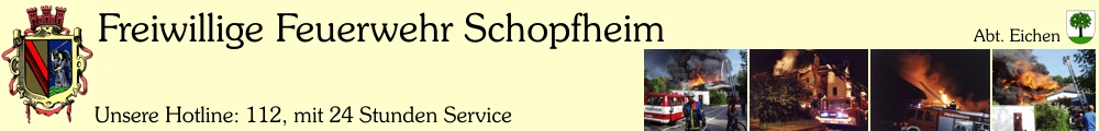 Banner Feuerwehr Schopfheim Abt_Eichen