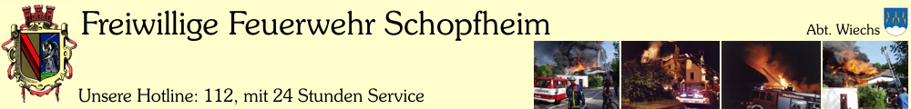 Banner Feuerwehr Schopfheim Abt_Wiechs
